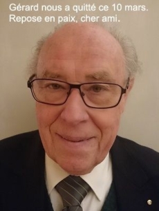 Gérard nous a quitté le 10 mars.